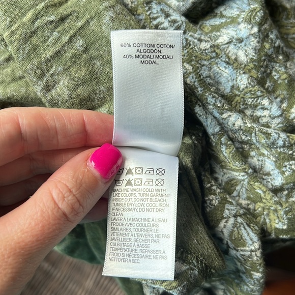 NWT Lucky Brand Blouse L - Picture 7 of 8